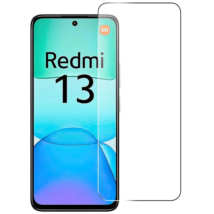 Pour Xiaomi Redmi 13 5G / 13 4G Protecteur d'écran 2.5D Arc Edge Film en verre trempé