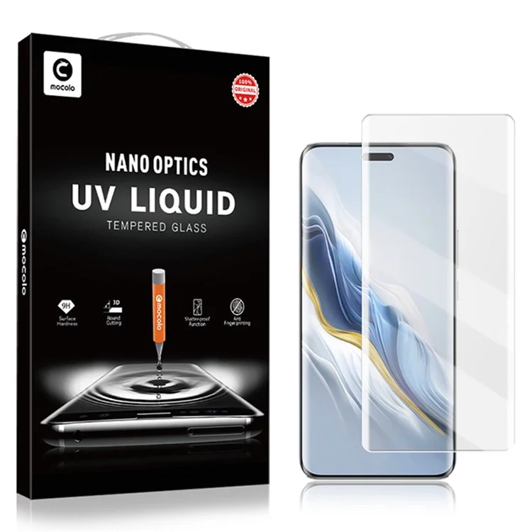 MOCOLO For Honor Magic6 Pro 5G Tempered Glass Screen Protector 3D Curved UV Liquid Film