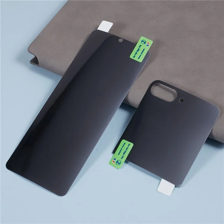 Для Samsung Galaxy Z Flip6 5G Anti-Spy PET Screen Protector Front Screen + Back Screen Matte Film