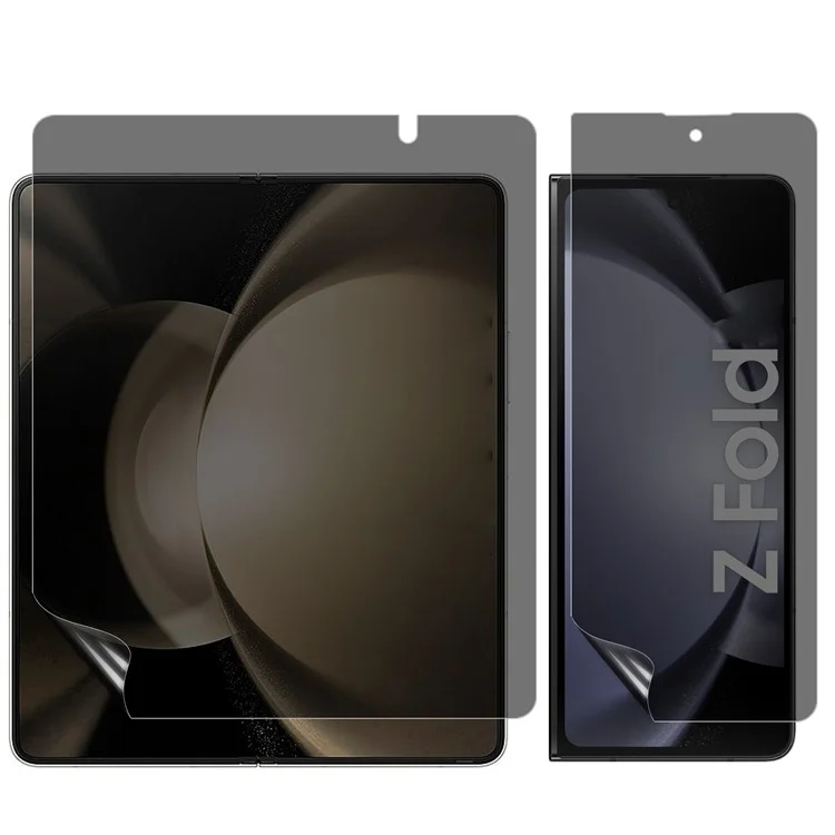 Для Samsung Galaxy Z Fold6 5G Anti-Spy PET матовая защитная пленка для экрана, передняя и задняя пленка для экрана