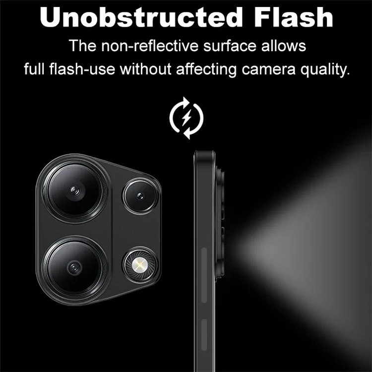 IMAK For Xiaomi Redmi Note 13 Pro 4G / Poco M6 Pro 4G Metal Lens Camera Bezel Cover Protector