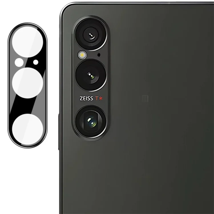 IMAK For Sony Xperia 1 VI Tempered Glass Camera Lens Protector Anti-Scratch (Black Version)