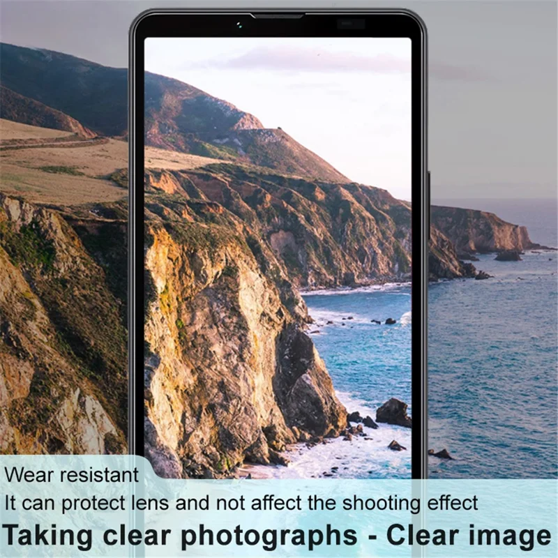 IMAK For Sony Xperia 10 VI Camera Lens Protector Anti-Scratch Tempered Glass (Black Version)