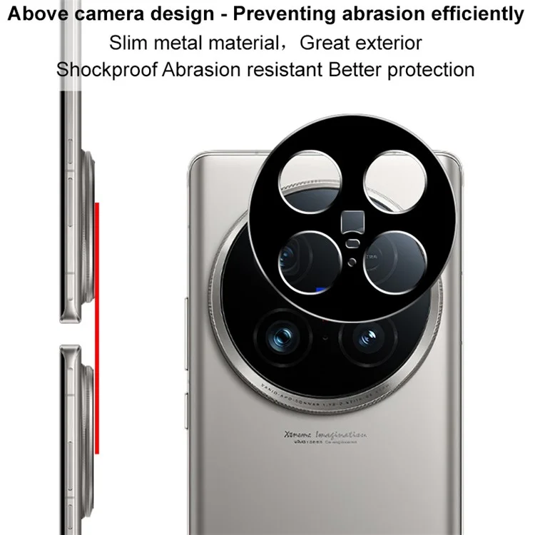 IMAK For vivo X100 Ultra 5G Metal Camera Lens Protector Rear Lens Cover