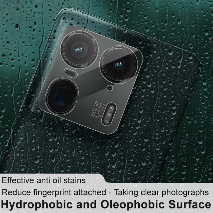 IMAK For Motorola Edge 50 Ultra 5G / Moto X50 Ultra 5G Camera Lens Protector + Acrylic Lens Cap