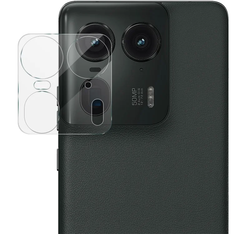 IMAK For Motorola Edge 50 Ultra 5G / Moto X50 Ultra 5G Camera Lens Protector + Acrylic Lens Cap