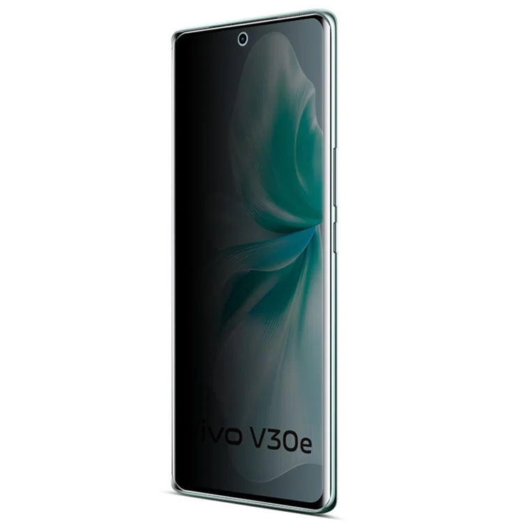 IMAK para vivo V30e 5G Protector de pantalla de privacidad Película de vidrio templado curva 3D (sin versión de borde)