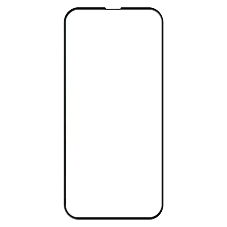 MOCOLO 25Pcs For iPhone 14 Plus Screen Protector Silk Printing Tempered Glass Full Cover Film - Black