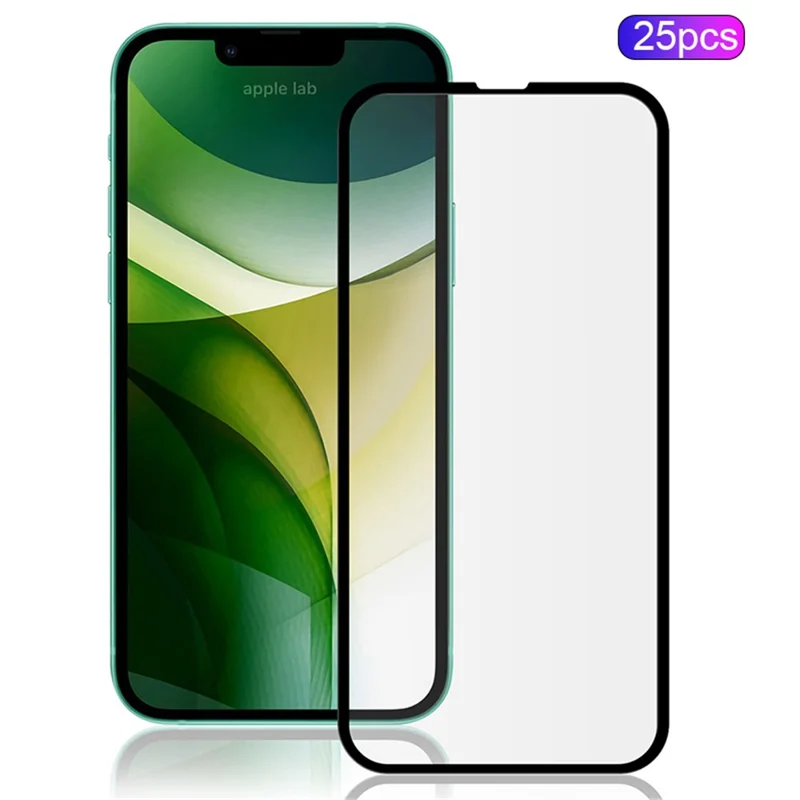 MOCOLO 25 stuks voor iPhone 13 / 13 Pro / 14 Screen Protector Gehard Glas Anti-Brokken - Zwart