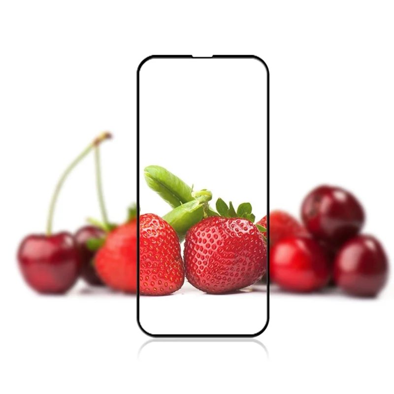 MOCOLO 25 stuks voor iPhone 16 Pro Volledige Screen Protector Gehard Glas Zijde-afdruk Rand - Zwart