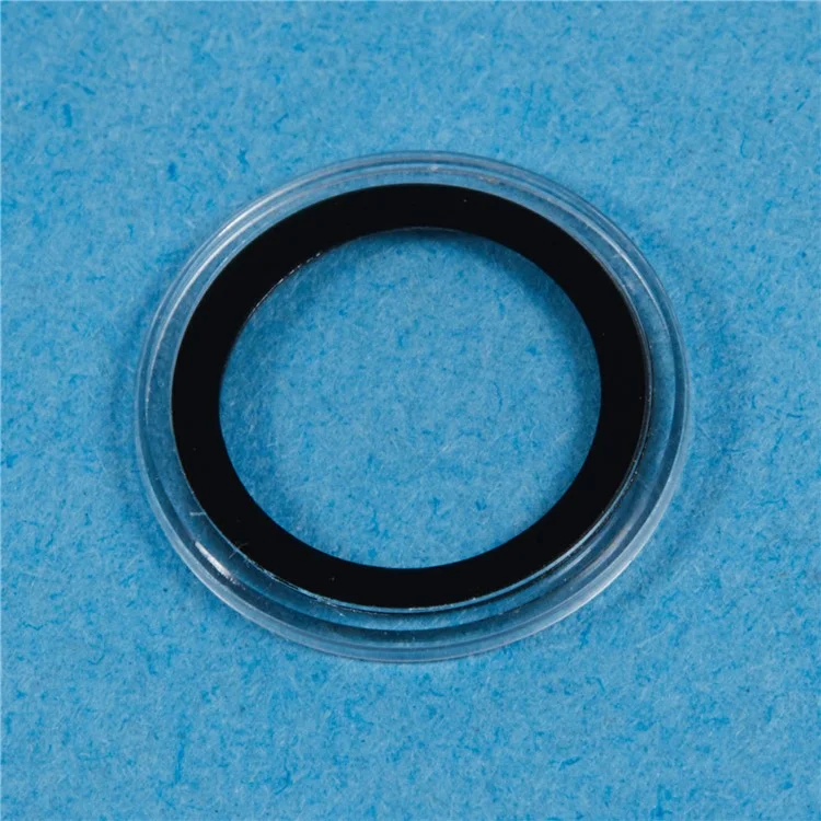 For iPad Pro 11 (2024) / iPad Pro 13 (2024) Camera Lens Protector Metal Ring Tempered Glass Film - Silver