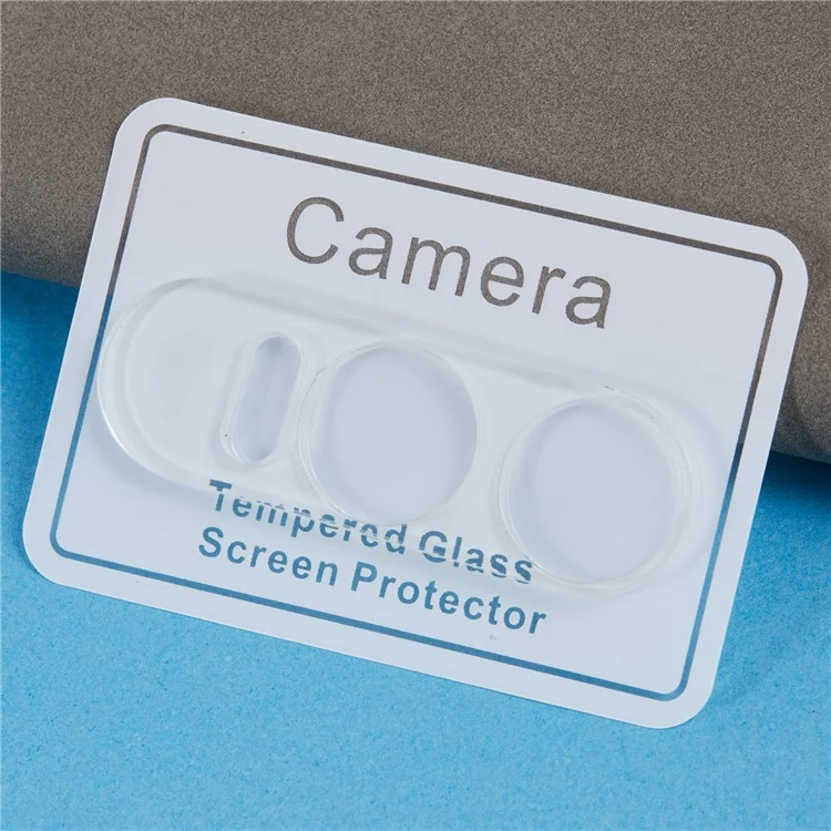 2 pièces pour OnePlus Nord CE4 Lite 5G / Oppo K12x 5G (Chine) Protecteur d'objectif de caméra en verre trempé à bord incurvé 3D