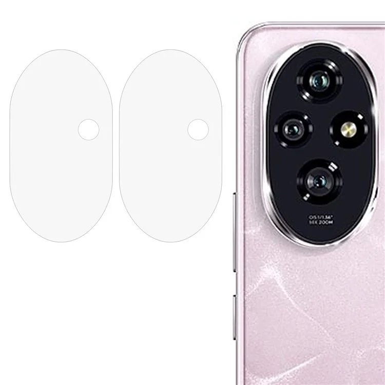2PCS para Honor 200 5G Camera Lens Protector 2.5D Full Coverage