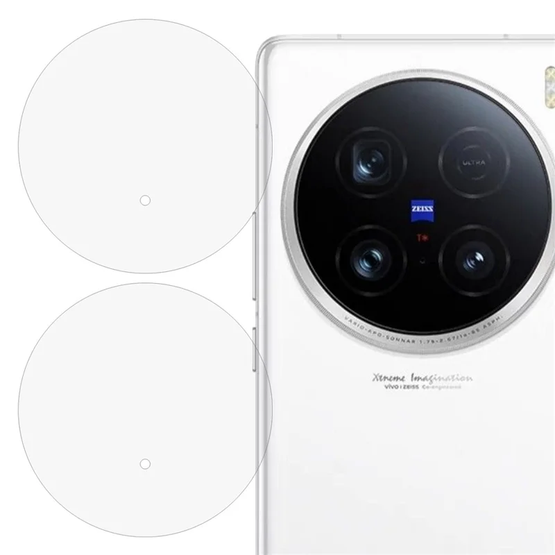2PCS For vivo X100 Ultra 5G Camera Lens Protector 2.5D Tempered Glass Lens Protective Film