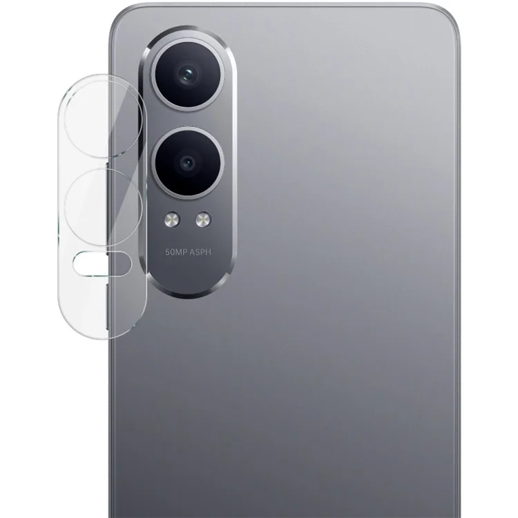 IMAK For OnePlus Nord CE4 Lite 5G / Oppo K12x 5G (China) Camera Lens Protector + Acrylic Lens Cap Tempered Glass