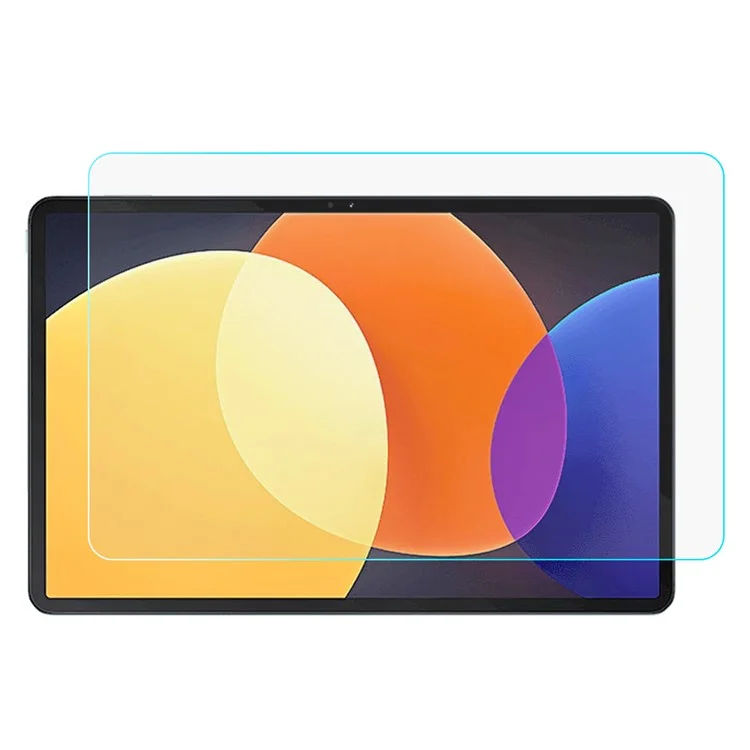 Para Xiaomi Pad 5 Pro 12.4 (2022) Anti-manchas Tela Completa Protetor de Tela de Vidro Temperado 0.3mm Borda Curva Anti-desgaste Película