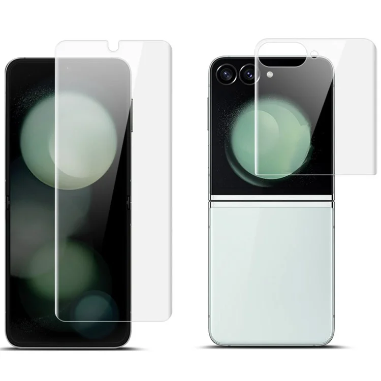 IMAK Hydrogel Film III Pour Samsung Galaxy Z Flip6 5G Écran avant + arrière Petit Protecteur d'écran Film TPU