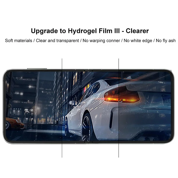 IMAK Hydrogel Film III Pour Samsung Galaxy Z Flip6 5G Écran avant + arrière Petit Protecteur d'écran Film TPU