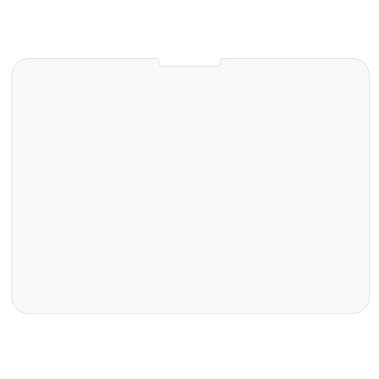 Para iPad Air 11 (2024) Protector de pantalla claro 0.3mm Borde curvo Película de vidrio templado de luz púrpura