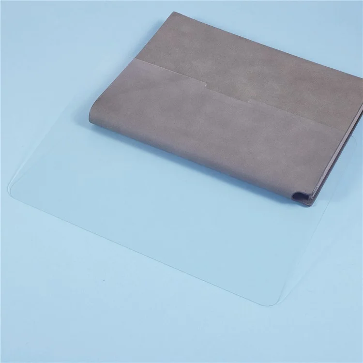 Para iPad Air 11 (2024) Protector de pantalla claro 0.3mm Borde curvo Película de vidrio templado de luz púrpura