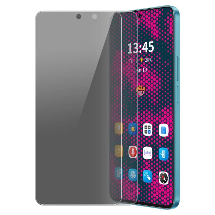 ENKAY HAT PRINCE 2 шт. Для защитной пленки экрана Honor 80 GT 5G Антишпионская пленка из высокоалюминиевого силикатного стекла