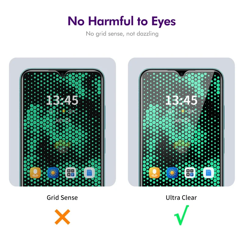 ENKAY HAT PRINCE 2Pcs For Samsung Galaxy Xcover7 Screen Protector Anti-Spy High Aluminium-Silicon Glass Film