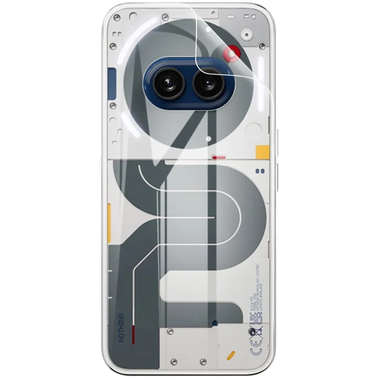 IMAK 2 unidades / Juego Película de Hidrogel III para Nothing Phone (2a) Plus / Phone (2a) Película de TPU Autorreparadora Ultraclear Protectora de Respaldo