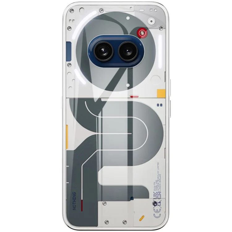 IMAK 2 unidades / Juego Película de Hidrogel III para Nothing Phone (2a) Plus / Phone (2a) Película de TPU Autorreparadora Ultraclear Protectora de Respaldo