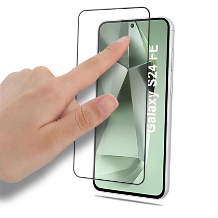 MOCOLO для Samsung Galaxy S24 FE Защитное стекло для всего экрана Шелкографическая печать, чёрный