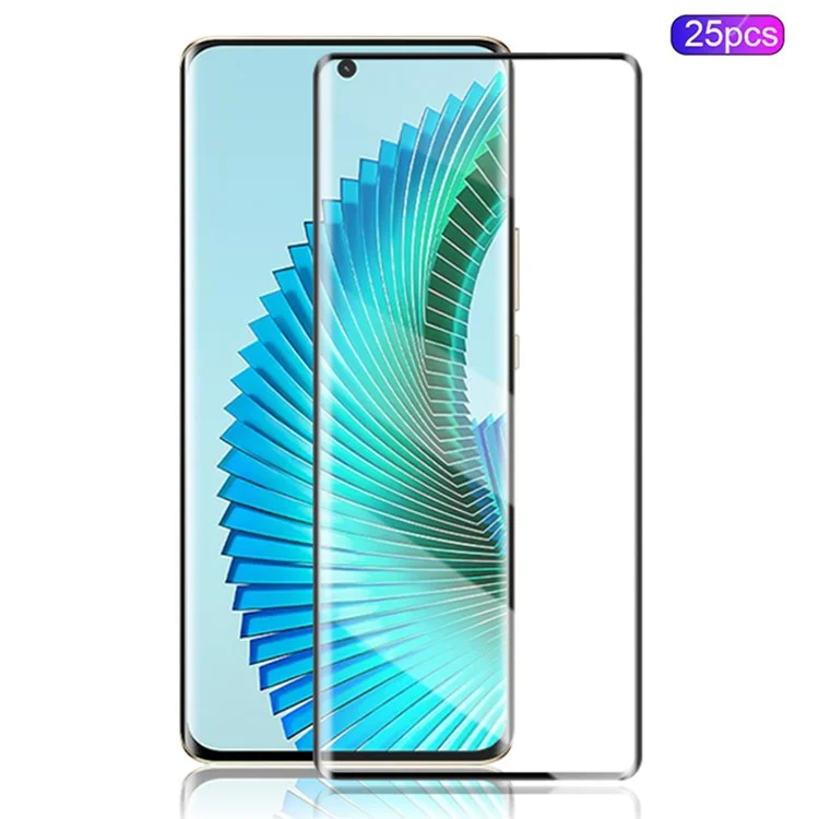 MOCOLO 25Pcs For Honor Magic6 Lite 5G / X9b 5G / X50 5G Screen Protector 3D Curved Tempered Glass Film