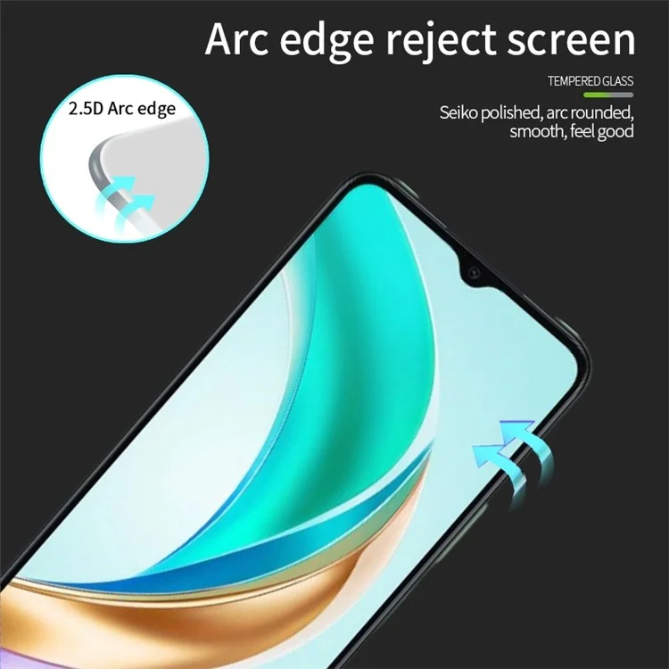 MOFI JK Series-1 for Honor X6b 4G Screen Protector High Aluminum-Silicon Glass Film Full Glue
