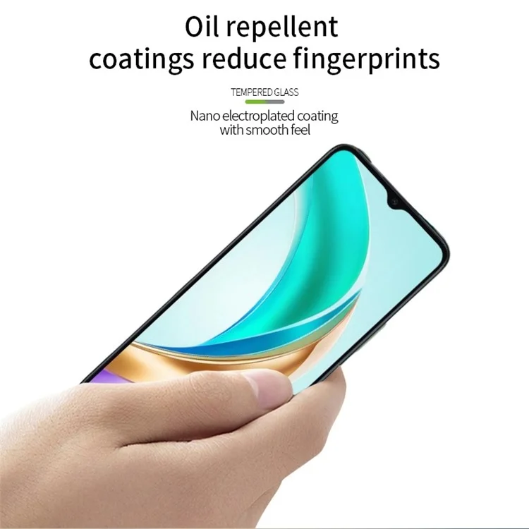 MOFI JK Series-1 for Honor X6b 4G Screen Protector High Aluminum-Silicon Glass Film Full Glue