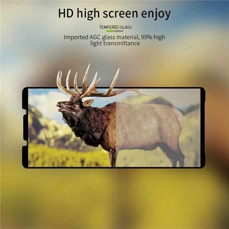 PINWUYO JK 3D Tempered Glass Film Series-2 for Sony Xperia 1 VI AGC Glass Screen Protector Full Glue