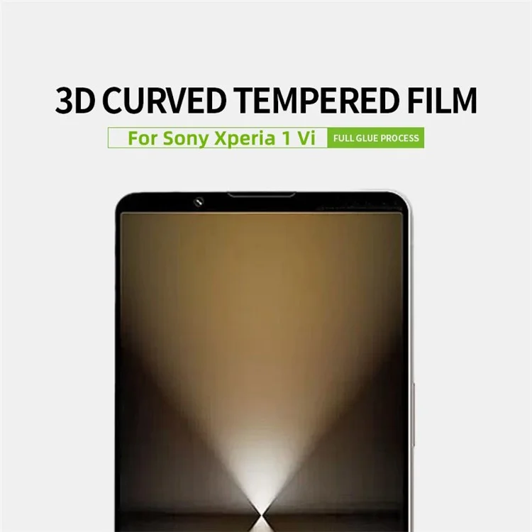 PINWUYO JK 3D Tempered Glass Film Series-2 for Sony Xperia 1 VI AGC Glass Screen Protector Full Glue
