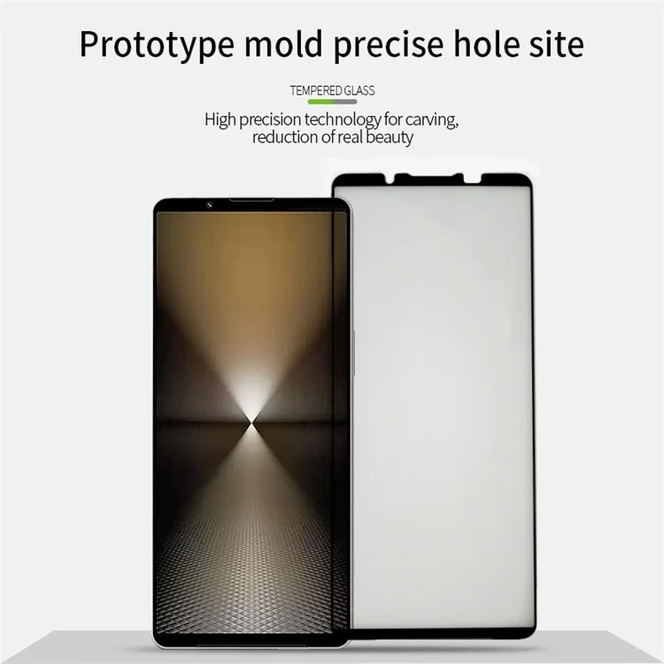 PINWUYO JK 3D Tempered Glass Film Series-2 for Sony Xperia 1 VI AGC Glass Screen Protector Full Glue