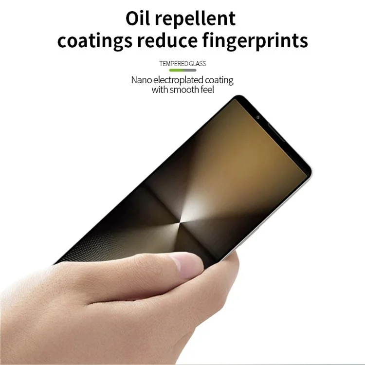 PINWUYO JK 3D Tempered Glass Film Series-2 for Sony Xperia 1 VI AGC Glass Screen Protector Full Glue