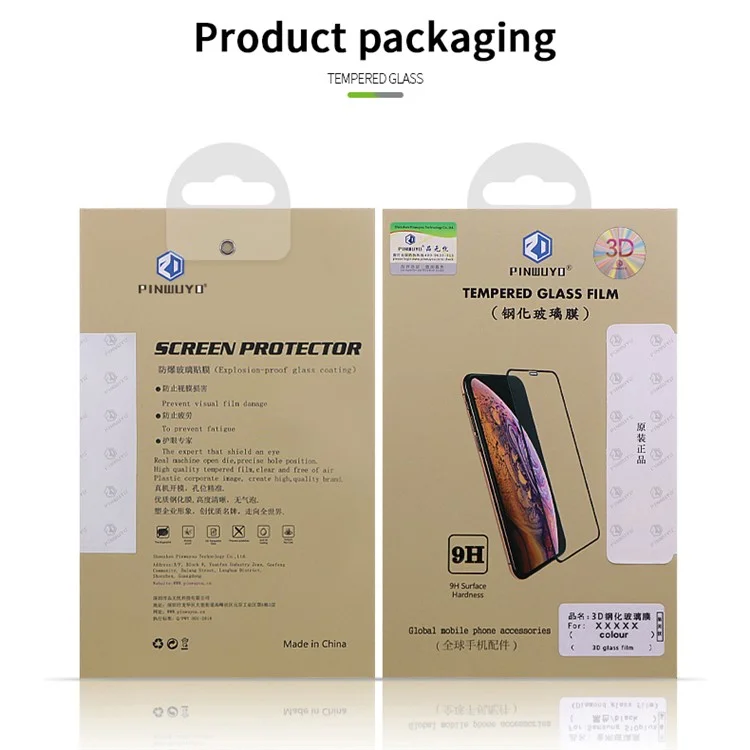 PINWUYO JK 3D Tempered Glass Film Series-2 for Sony Xperia 1 VI AGC Glass Screen Protector Full Glue