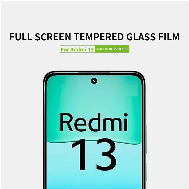 PINWUYO JK Series-2 для Xiaomi Redmi 13 5G / 13 4G Full Screen Protector Full Glue Anti-Explosion Film