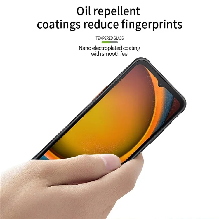 MOFI JK 3D Tempered Glass Film-1 for Samsung Galaxy Xcover7 Screen Protector 3D Curved Edge Clear Film