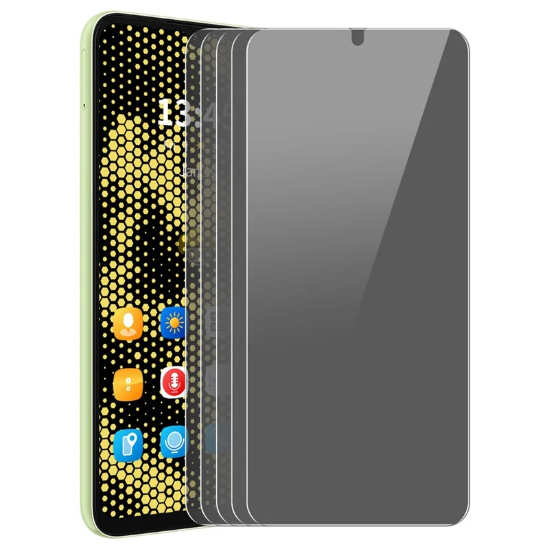 ENKAY HAT PRINCE 5Pcs For Xiaomi Redmi 13C 4G Screen Protector High Aluminium-Silicon Glass Anti Spy Guard Film