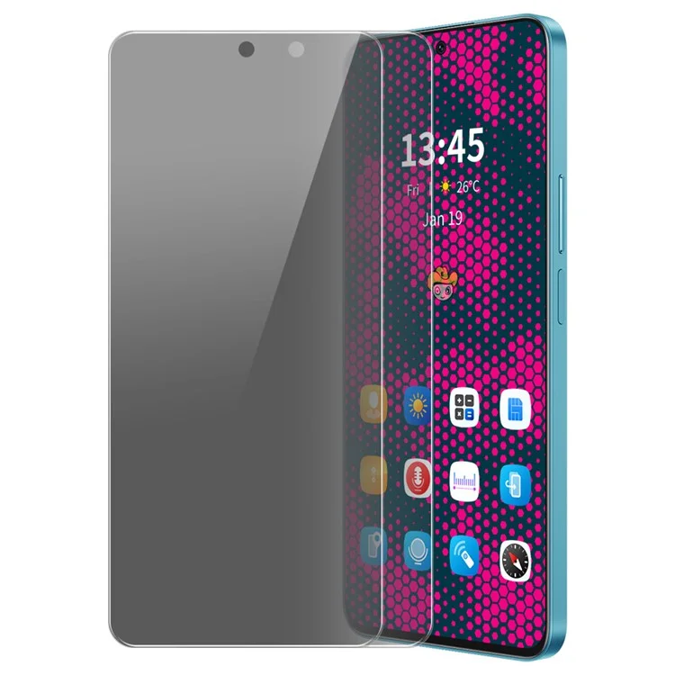 ENKAY HAT PRINCE 2Pcs For Motorola Moto G Power (2024) Privacy Screen Protector 9H Hardness Sensitive Touch