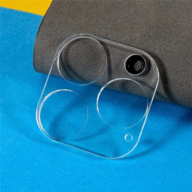 2Pcs For iPhone 16 Pro / 16 Pro Max Camera Lens Protector 3D Arc Edge Tempered Glass Lens Film
