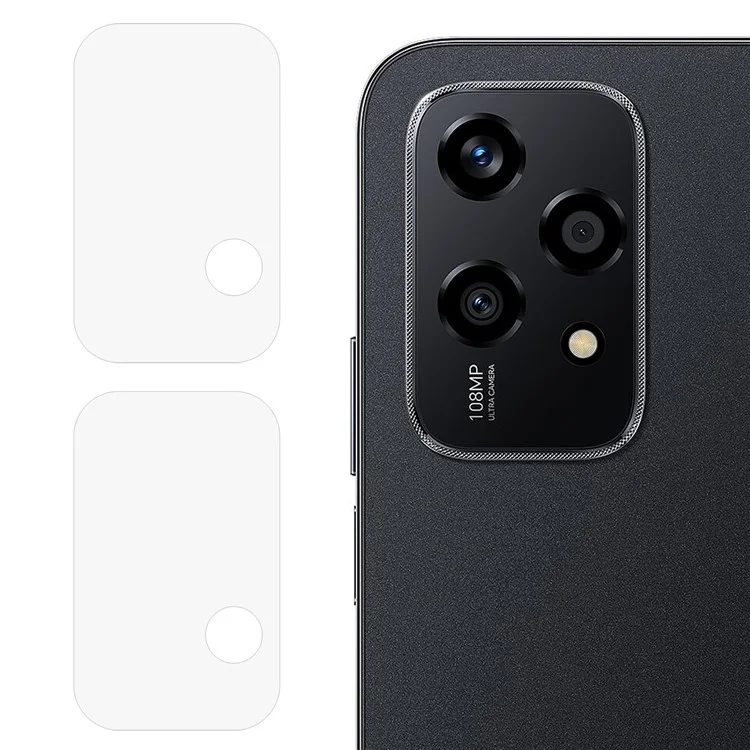 2PCS Para Honor 200 Lite Camera Lens Protector Ultra Clear 2.5D Vidro Temperado Filme de Lente Traseira
