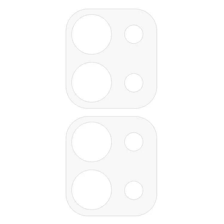 2 UNIADES PARA vivo Y28 4G Protector de lente de cámara Película de vidrio templado de borde de arco 2.5D