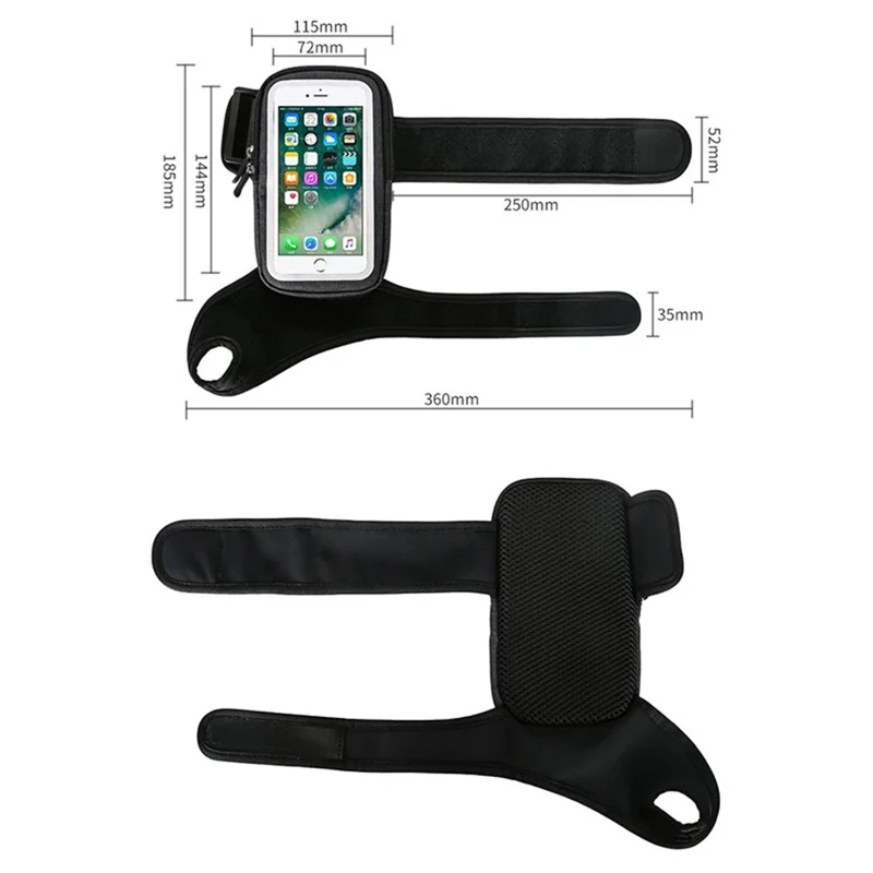 HSK148 6.5 pollici Sportivo Fitness Phone Armband - Nero