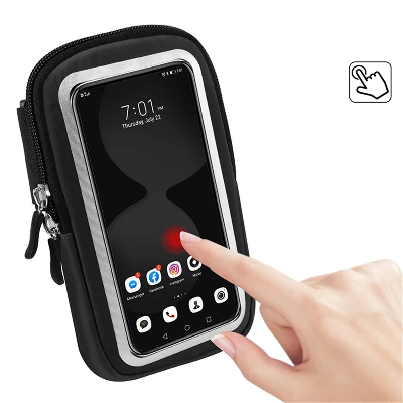 HSK148 6.5 pollici Sportivo Fitness Phone Armband - Nero
