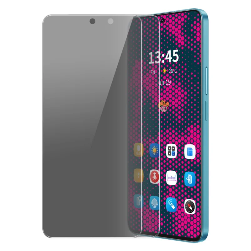ENKAY HAT PRINCE 2Pcs Pour Oppo F23 5G Anti-Peep Screen Protector Ful Cover Privacy Protection