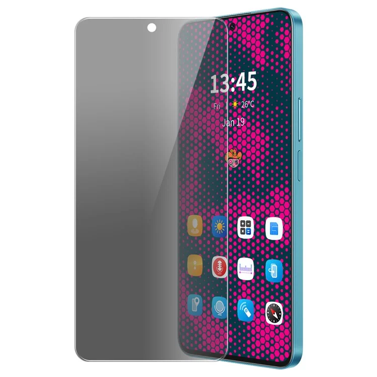 ENKAY HAT PRINCE For ZTE Blade V40 Screen Protector Anti-Spy High Aluminium-Silicon Glass Film