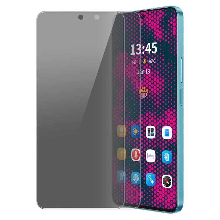 ENKAY HAT PRINCE 2Pcs For Realme Narzo N55 4G / C55 4G Screen Protector Anti-Spy Privacy Full Coverage