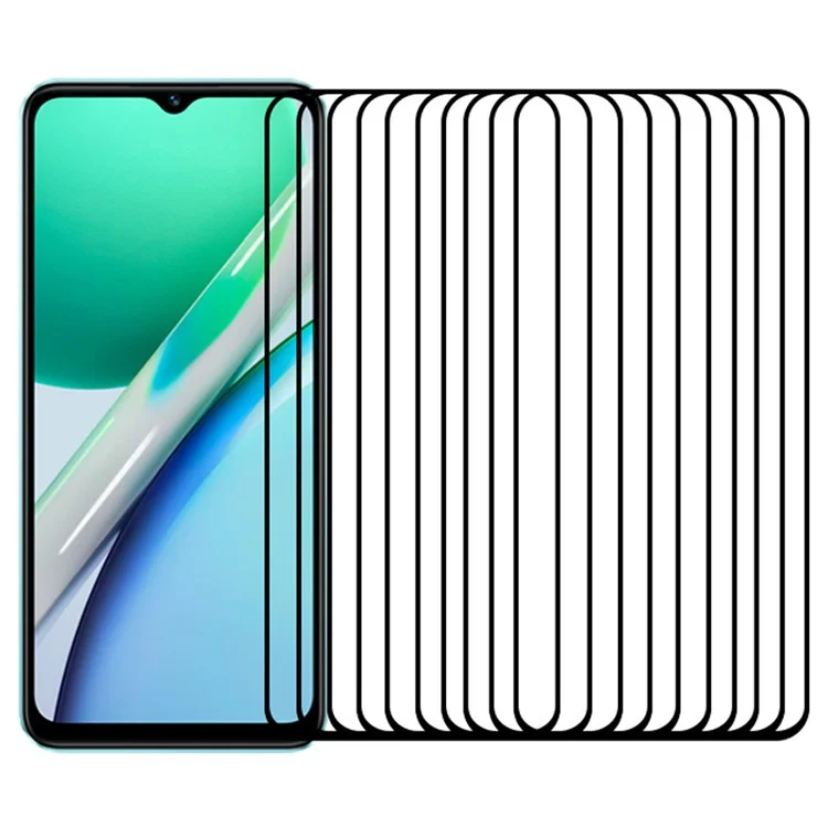 RURIHAI 10 unidades para vivo Y28 4G Protector de pantalla completa 0,26 mm Endurecimiento secundario